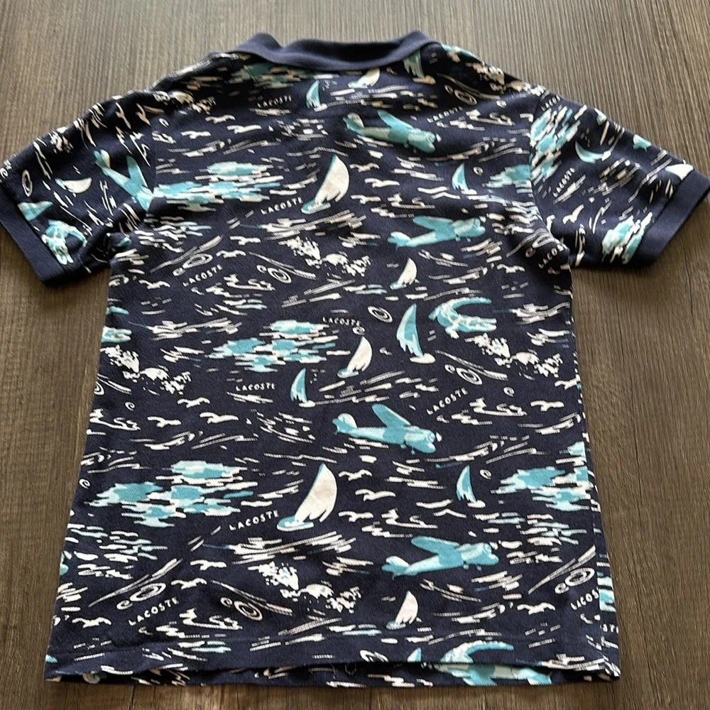 LACOSTE| boys  polo shirt 12 - Picture 6 of 7